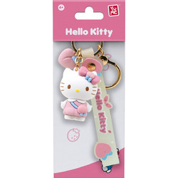 Hello Kitty Keychain & Strap Peach Series