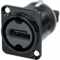 NEUTRIK NAHDMI-W-B HDMI-HDMI ADAPTER, SEALING RING, BLACK - Neutrik