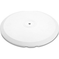 GRAVITY WB 123 W Round Cast Iron Base for M20 Poles, White - Gravity