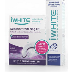 iWhite Superior Whitening + Mouthwash Kit Λεύκανσης Δοντιών 75ml