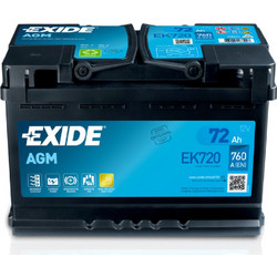 Exide AGM EK720 12V 72Ah