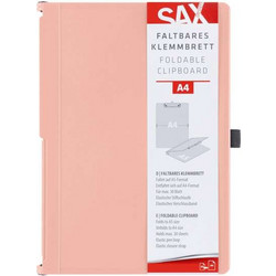 Sax - Πιάστρα Διπλή Αναδιπλούμενη Σε Α4/Α5 30φ, Grapefruit 2-750-21
