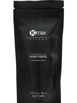 KMax Concealing Refill Μαύρο Κάλυψη Αραίωσης Μαλλιών 64gr