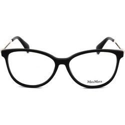 Max Mara MM5078 001 Γυναικείος Σκελετός Γυαλιών Οράσεως Κοκάλινος Μεταλλικός Ασημί Μαύρος