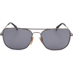 David Beckham DB1093/S KJ1/M9 Ανδρικά Γυαλιά Ηλίου Τετράγωνα Κοκάλινα Ασημί με Γκρι Polarized Καθρέπτη Φακό