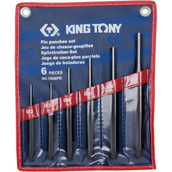 King Tony Σετ Ζουμπάς 3-8 μακρύα - Θήκη υφασμάτινη 6 τμχ