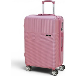 Bartuggi 724-516 Βαλίτσα Μεγάλη 75x47x33cm με 4 Ρόδες Ροζ