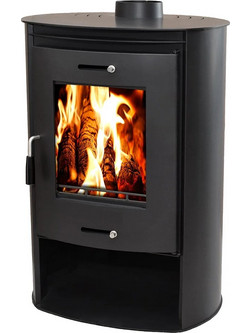 Starstoves ST215-OVAL Ατσάλινη Ξυλόσομπα Αερόθερμη 13.1kW