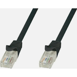 Techly U/UTP Cat.6 Καλώδιο Δικτύου Ethernet 0.5m Black CCA6U-005-BKT