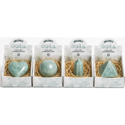 Four Gemstone Shapes - Amazonite