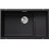 Blanco Subline 700-U Level Υποκαθήμενος Νεροχύτης Γρανίτη Black 526003 73x46cm