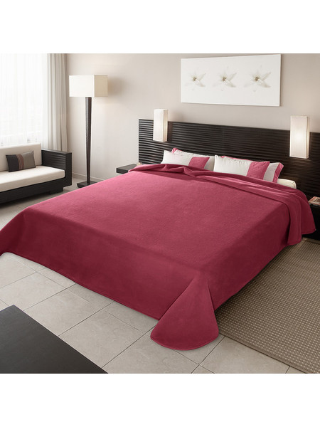 ΚΟΥΒΕΡΤΑ ΙΣΠΑΝΙΑΣ ΥΠΕΡΔΙΠΛΗ 220Χ240 BELPLA STER PLAIN FUCHSIA(22) - Belpla