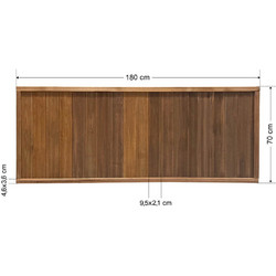 ΞΥΛΙΝΟΣ ΦΡΑΧΤΗΣ ΚΛΕΙΣΤΟΥ ΤΥΠΟΥ 180X70CM-TESIAS GROUP