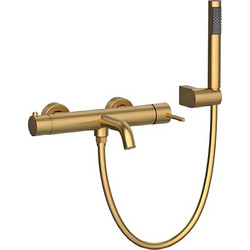 Venis Μπαταρία Λουτρού Brushed Gold 300252