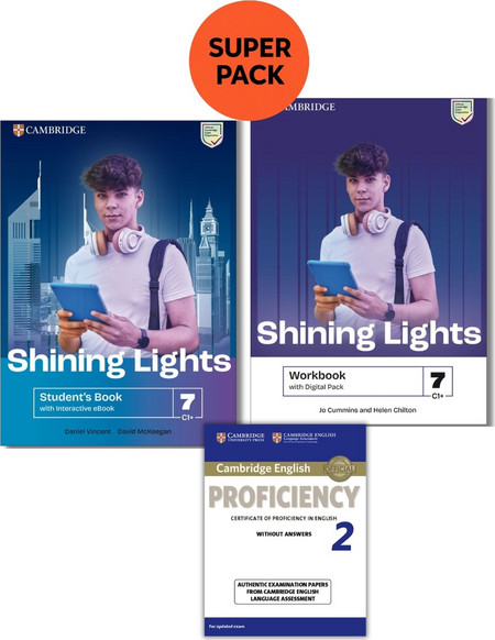 SHINING LIGHTS 7 C1+ SUPER PACK 2 (SB + WB + PROFICIENCY 2 + WORDLIST)