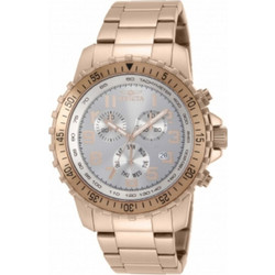 Invicta Specialty Ανδρικό Ρολόι Χρονογράφος με Ροζ Χρυσό Μεταλλικό Μπρασελέ 11368