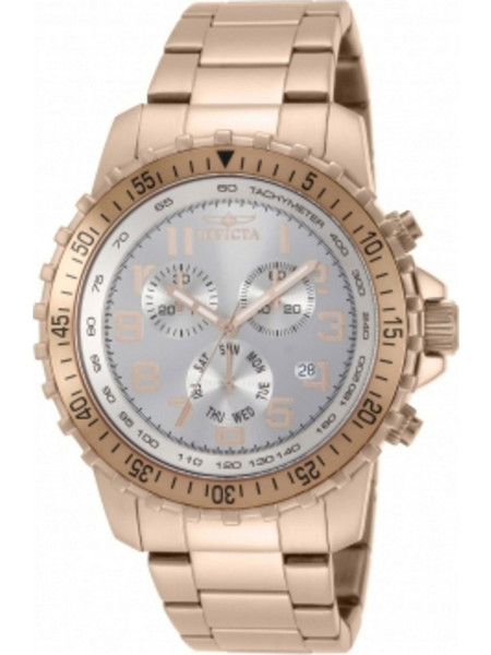 Invicta Specialty Ανδρικό Ρολόι Χρονογράφος με Ροζ Χρυσό Μεταλλικό Μπρασελέ 11368