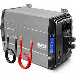 Qoltec Inverter Αυτοκινήτου Καθαρού Ημιτόνου 2000W για Μετατροπή 12V DC σε 230V AC