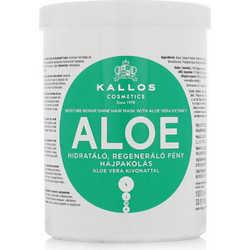 Kallos KJMN Aloe Vera Repair Shine Μάσκα Μαλλιών για Όγκο για Ξηρά & Ταλαιπωρημένα Μαλλιά 1lt