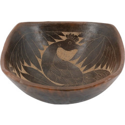 Artekko Antique Μπολ από Τερακότα σε Καφέ Αποχρώσεις (25x25x9)cm