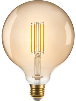 Brennenstuhl Smart Λάμπα LED 4.9W για Ντουί E27 Θερμό Λευκό 470lm Dimmable 1294870271