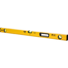 DELI αλφάδι DL290800 με 3 μάτια & χάρακα, μαγνητικό, 80cm