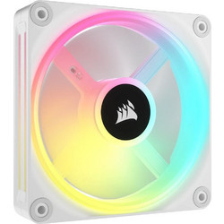 Corsair iCUE Link QX120 Case Fan 120mm RGB με Σύνδεση 3-Pin 4-Pin PWM White