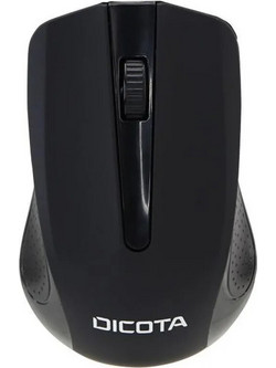 Dicota D31659 Ασύρματο Ποντίκι Black