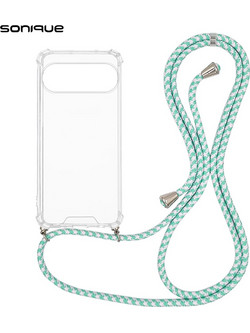 Sonique Armor Clear Θήκη Σιλικόνης με Κορδόνι Rainbow Βεραμάν (Google Pixel 10 5G / Pixel 10 Pro 5G)