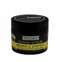 Donna Valente Banana & Vitamin E Sugar Scrub Σώματος 250gr
