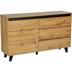 ARABICA ΜΠΟΥΦΕΣ SONOMA ΜΑΥΡΟ 138x38x83cm LIBERTA 05-0745