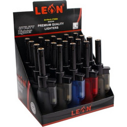 LEON 173554 TORCH X JETFLAME αναπτήρας αντιανεμικός (ΚΟΥΤΙ ΜΕ 20 ΑΝΑΠΤΗΡΕΣ)