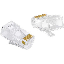 POWERTECH βύσμα RJ45 CAB-N447 ανοιχτού τύπου Cat 6/6a UTP διάφανο 50τμχ