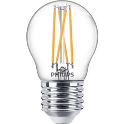 Philips E27 LED WarmGlow Filament Ball Bulb 1.8W (25W) (LPH02543) Warm Glow Bright