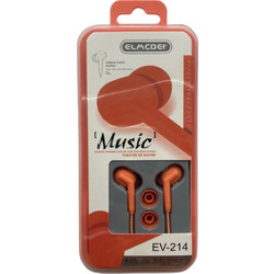 Elmcoei EV-214 Handsfree In-Ear 3.5mm Orange
