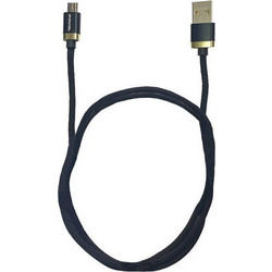 Regular USB 2.0 to micro USB Cable Μαύρο 2m (TN-D012) Μαύρο Regular