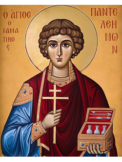 Olympus Diamond Painting Saint Pantelimonas - Ψηφιδωτό Μωσαικό Άγιος Παντελεήμωνας 50X40