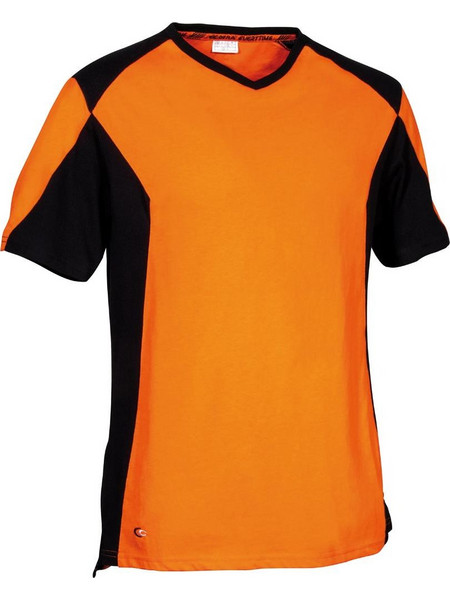 T-shirt Εργασίας Cofra Sesma orange/black