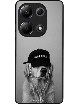 Sonique Men's Edition Θήκη με Σχέδιο «Just Chill Pup» (Xiaomi Redmi Note 13 Pro 4G / Poco M6 Pro 4G / Redmi Note 14S)