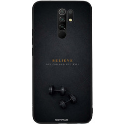 Sonique Men's Edition Back Cover με Σχέδιο «Believe» (Xiaomi Redmi 9)