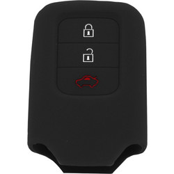 Θήκη κλειδιού για αυτοκίνητα Honda 1014-01, εύκαμπτη, μαύρη