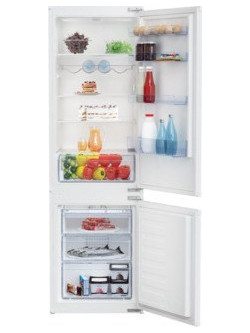 Beko BCHA275K4SN Εντοιχιζόμενος Ψυγειοκαταψύκτης 258lt Υ177.5xΠ54xΒ54.5cm Λευκός