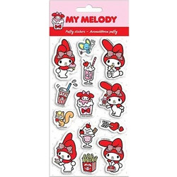 ΑΥΤΟΚΟΛΛΗΤΑ PUFFY MY MELODY 10X22cm
