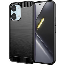 Techsuit Carbon Silicone Θήκη Κινητού Black (Xiaomi Poco X8 Pro Max)