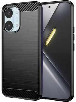 Techsuit Carbon Silicone Θήκη Κινητού Black (Xiaomi Poco X8 Pro Max)