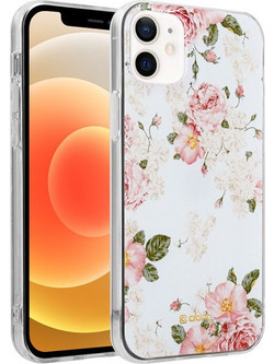 Crong Flower Case - Case For Iphone 12 Mini (Pattern 02) - (CRG-FLR-IP1254-02)