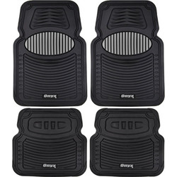 Πατάκια Σετ MATADOR 4 τεμ - ΜΑΥΡΟ/ΓΚΡΙ 9990000000364
