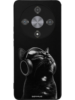 Sonique Men's Edition Θήκη (Honor Magic6 Lite 5G) Audio Kitten - Black