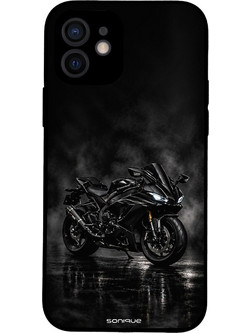 Sonique Men's Edition Back Cover Black Ride (iPhone 12)