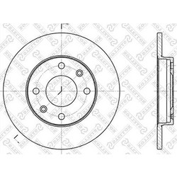 VALEO 186200 - VALEO ΔΙΣΚΟΠΛΑΚΕΣ 1τεμ